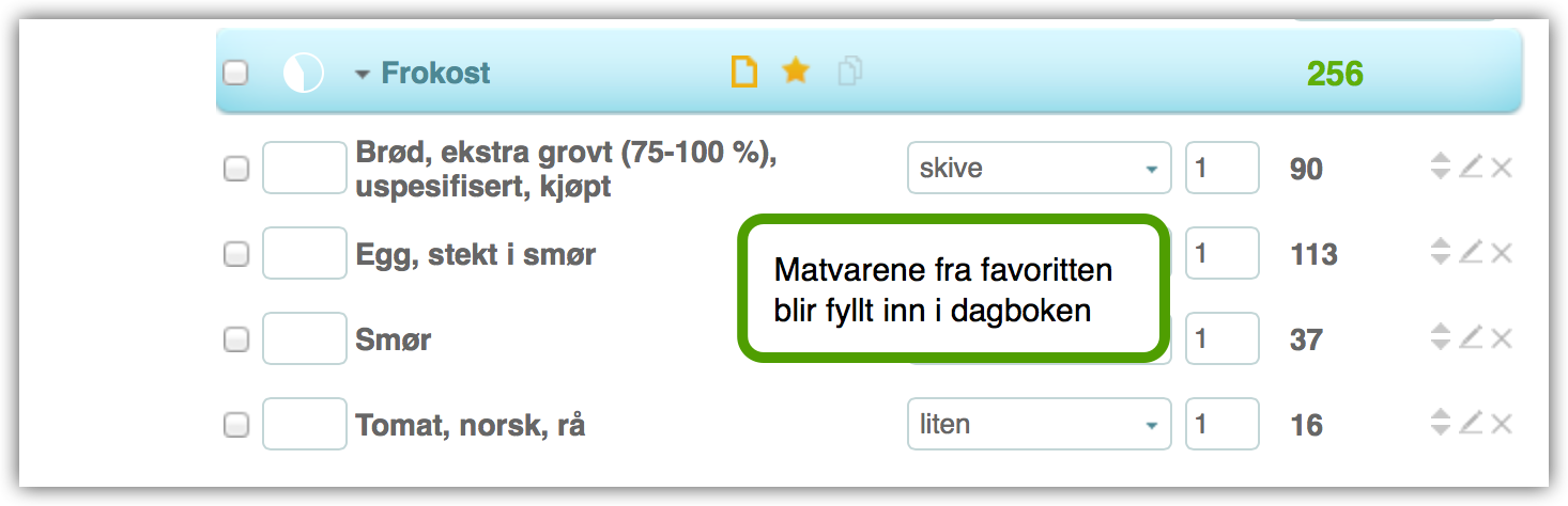 Favoritt steg 3