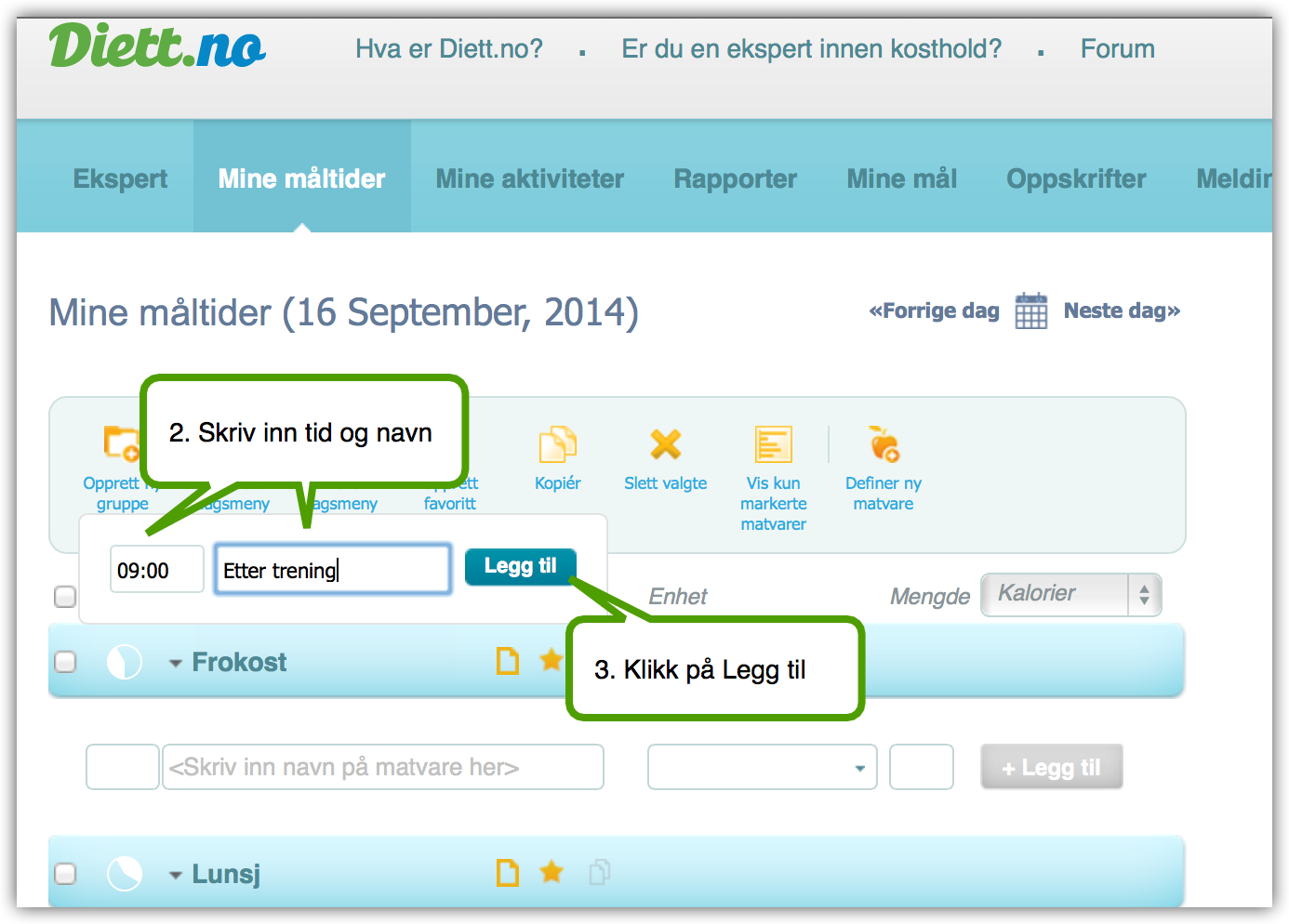 Steg 2: Opprett ny gruppe
