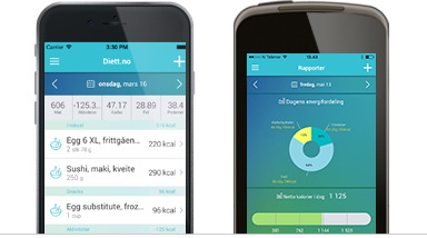 Kostholdsplanlegger app